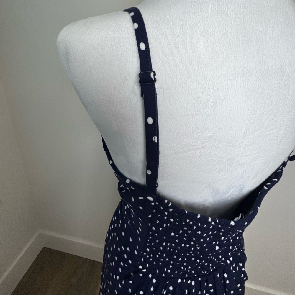 41 Hawthorn Navy Polka Dot Sundress – Size L - Picture 9 of 10